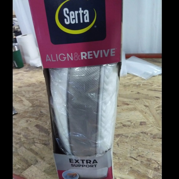serta Bedding New Serta Align Revive Gel Memory Foam Pillow White